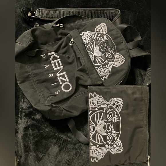 BLACK UNISEX KENZO BOOKBAG - Picture 3 of 7
